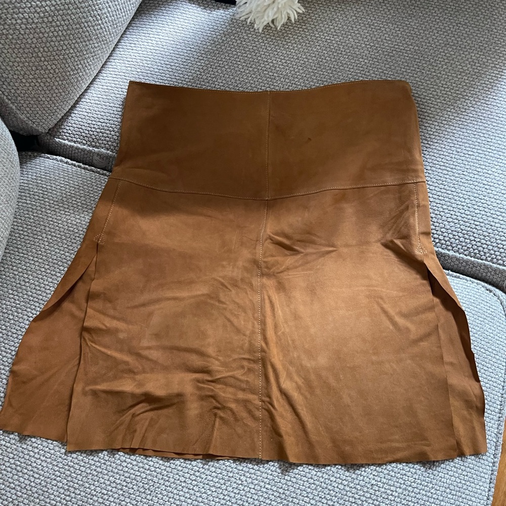 Vintage leather dolce and Gabbana skirt